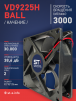 Вентилятор  VD 9225H Ball (качения) 12V, 3000 об.мин, 0,3А - st-e.info - Тверь