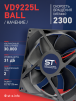 Вентилятор  VD 9225L Ball (качения) 12V, 2300 об/мин, 0,17A - st-e.info - Тверь