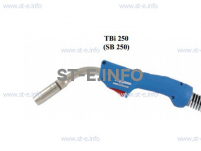 Горелка для полуавтоматической сварки TBi 250-blue-ESG, длина 3 метра - st-e.info - Тверь