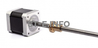 Шаговый двигатель 42HSL48-1204JA08-E146 (Tr8*4) - st-e.info - Тверь