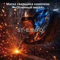 Маска сварщика хамелеон «Огненный метал» (YXE-718G PRO) - st-e.info - Тверь