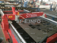 Портальный станок скоростной плазменной резки метала ST-1325UF - st-e.info - Тверь