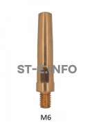 Наконечник М6*45*1,2 (для горелки qtb-500) Panasonic - st-e.info - Тверь