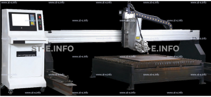 Шести-осевая портальная машина термической резки металла ST-BEVEL3580-SE(2500х6000мм) - st-e.info - Тверь