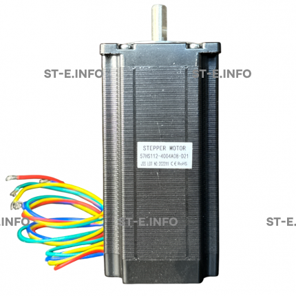 Двухфазный шаговый двигатель 57HS112-4004А08-D21 вал 8,0 мм - st-e.info - Тверь