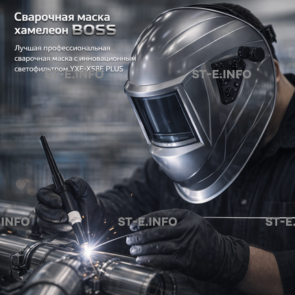 Сварочная маска хамелеон BOSS (YXE-X58E Plus) - st-e.info - Тверь
