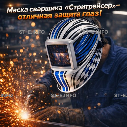 Маска сварщика хамелеон "Стритрейсер" (YXE-958I PRO) - st-e.info - Тверь