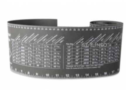 Лента для разметки труб 128mm*2130mm - st-e.info - Тверь