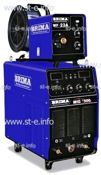 Сварочный инверторный полуавтомат Brima MIG-500 - st-e.info - Тверь