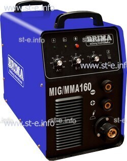 Сварочный полуавтомат инверторный одноблочный Brima MIG/MMA-160 - st-e.info - Тверь